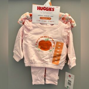 Huggies Pink Kids Matching Set